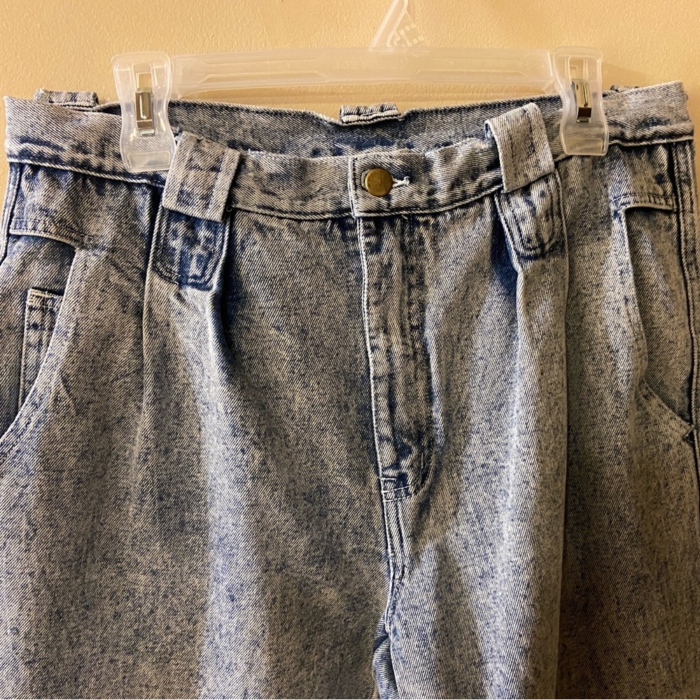 Vintage “acid wash look” baggy jeans - 36” waist